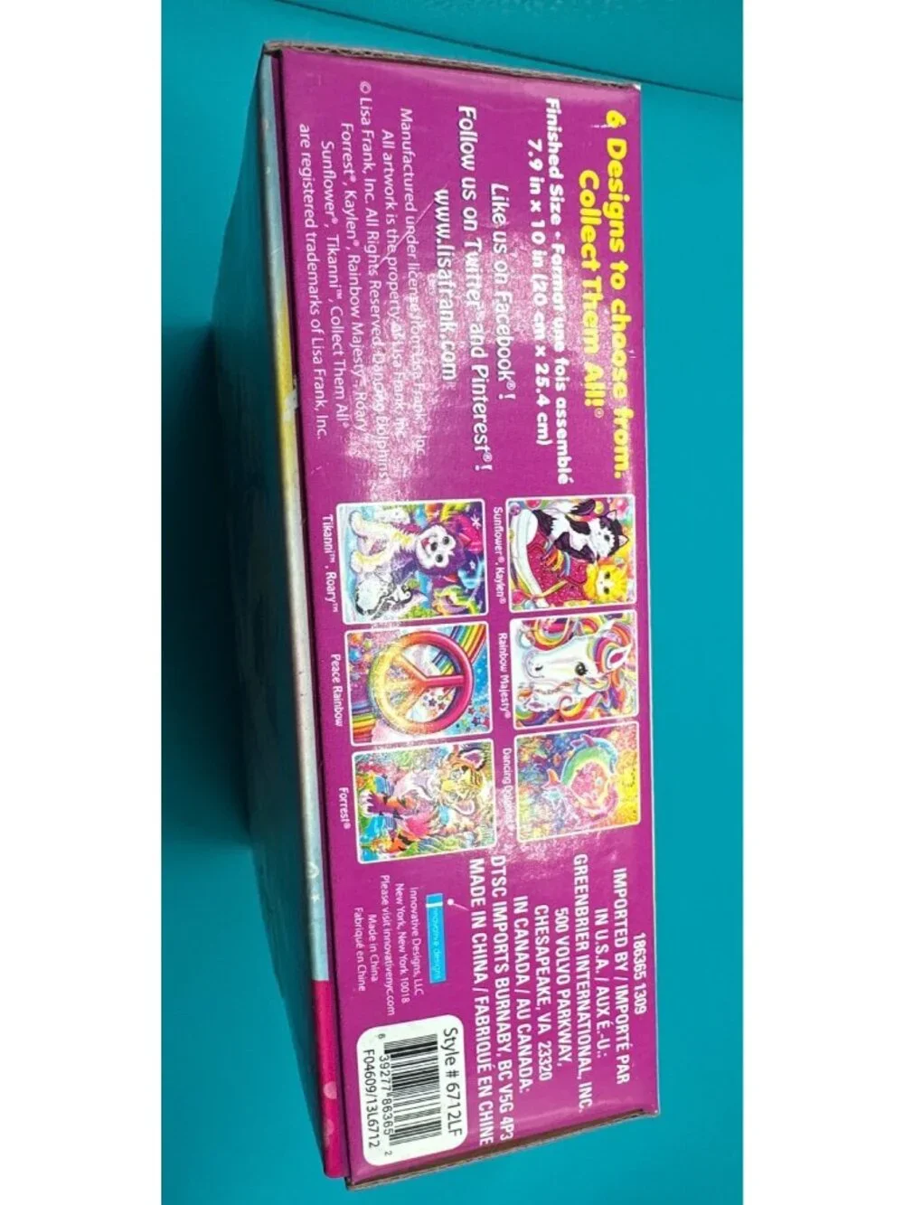 Lisa Frank 48 Piece Jigsaw Puzzle, Vintage, Sealed NIB